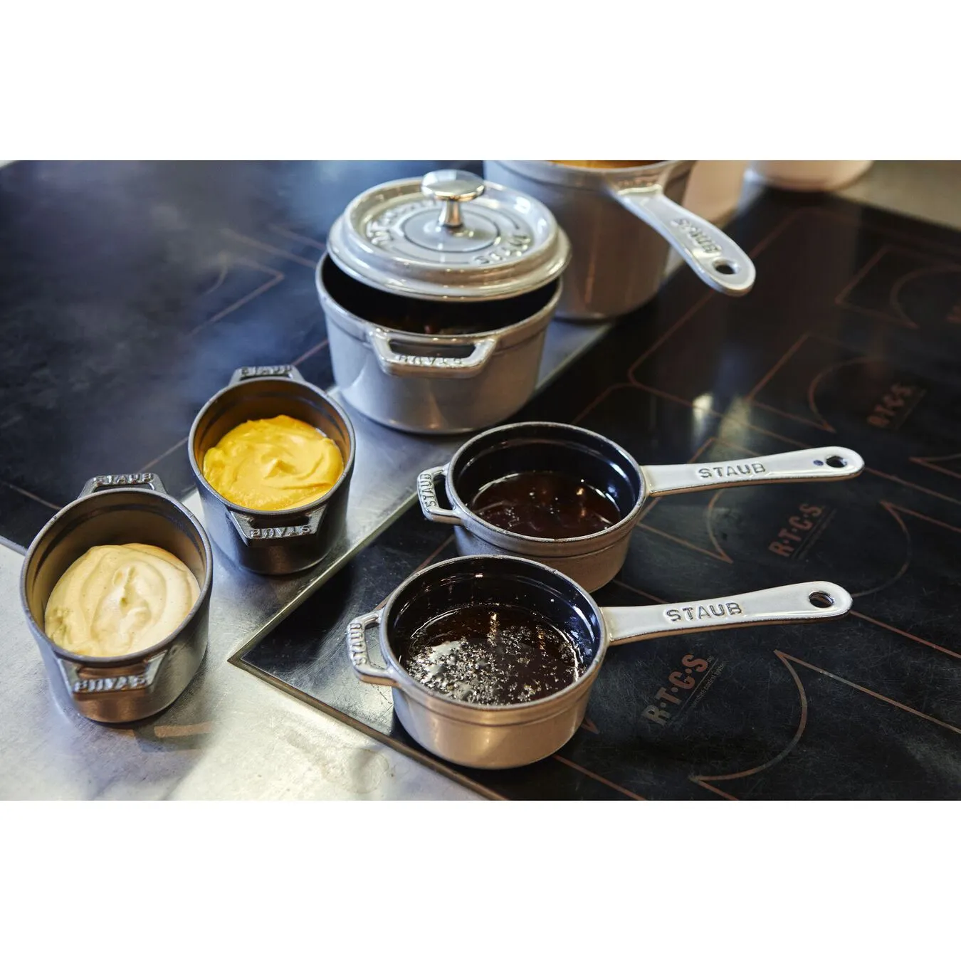 Staub Kasserolle 10 Cm, Støbejern - Billede 4