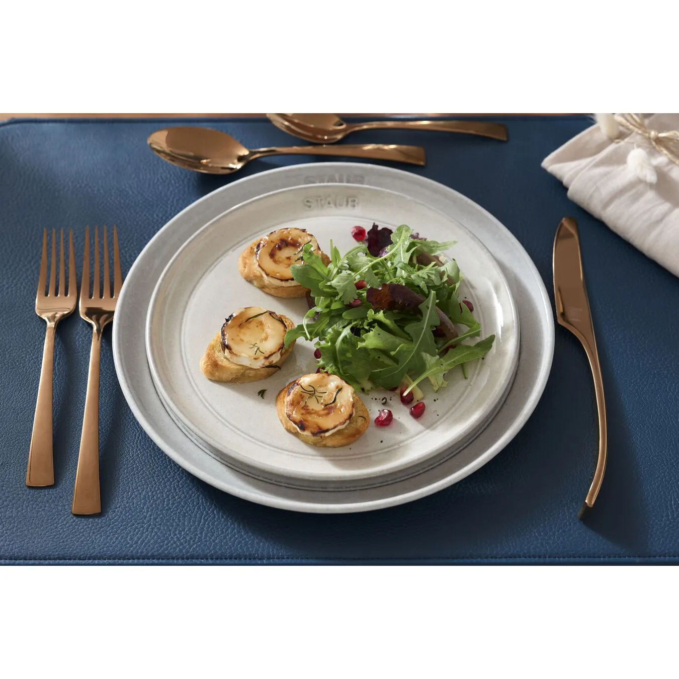 Staub Tallerken Flad 26 Cm, Keramisk, White Truffle - Billede 4