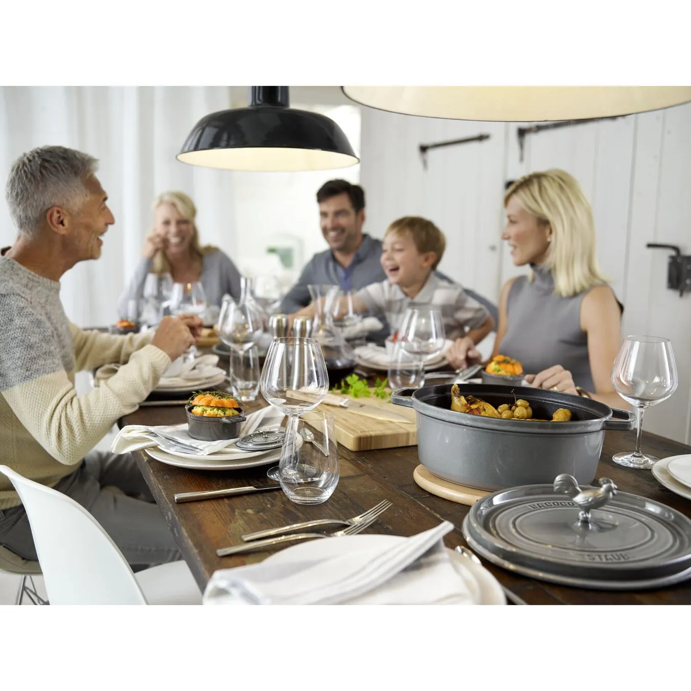 Staub Cocotte 17 Cm, Oval, Grafitgrå, Støbejern - Billede 6