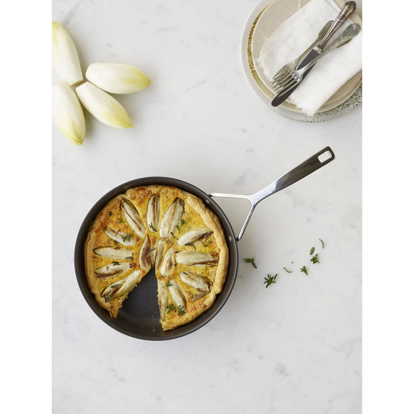 Demeyere Stegepande 28 Cm, Aluminium, Sølv-Sort - Billede 6