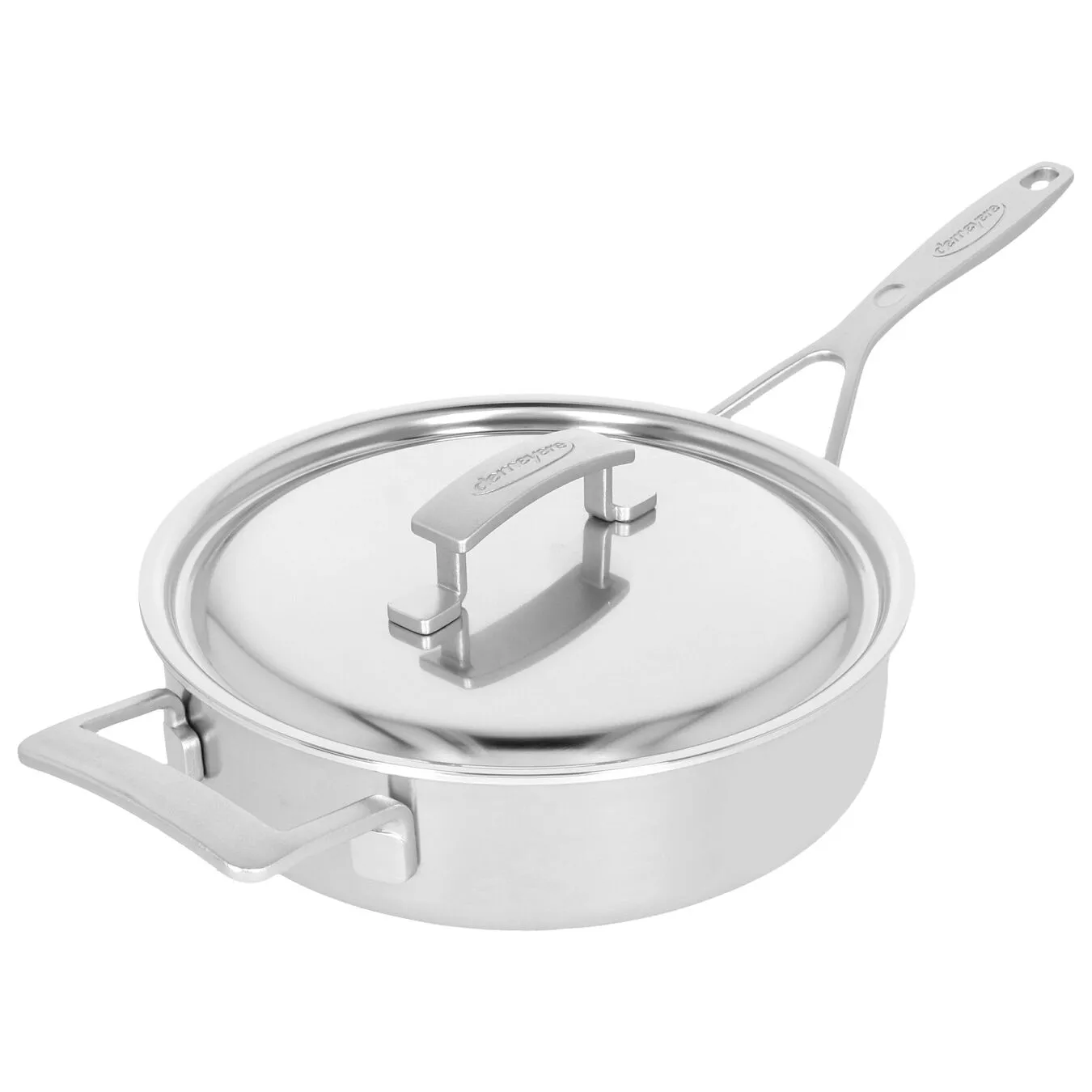 Demeyere Sautepande Med Låg 24 Cm, 18/10 Rustfrit Stål - Billede 3