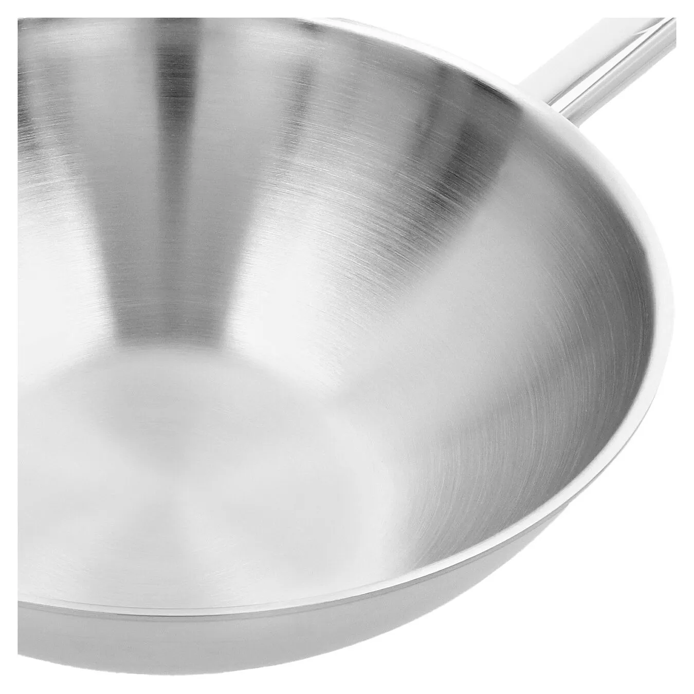 Demeyere Wok Flad Bund 26 Cm, 18/10 Rustfrit Stål - Billede 2