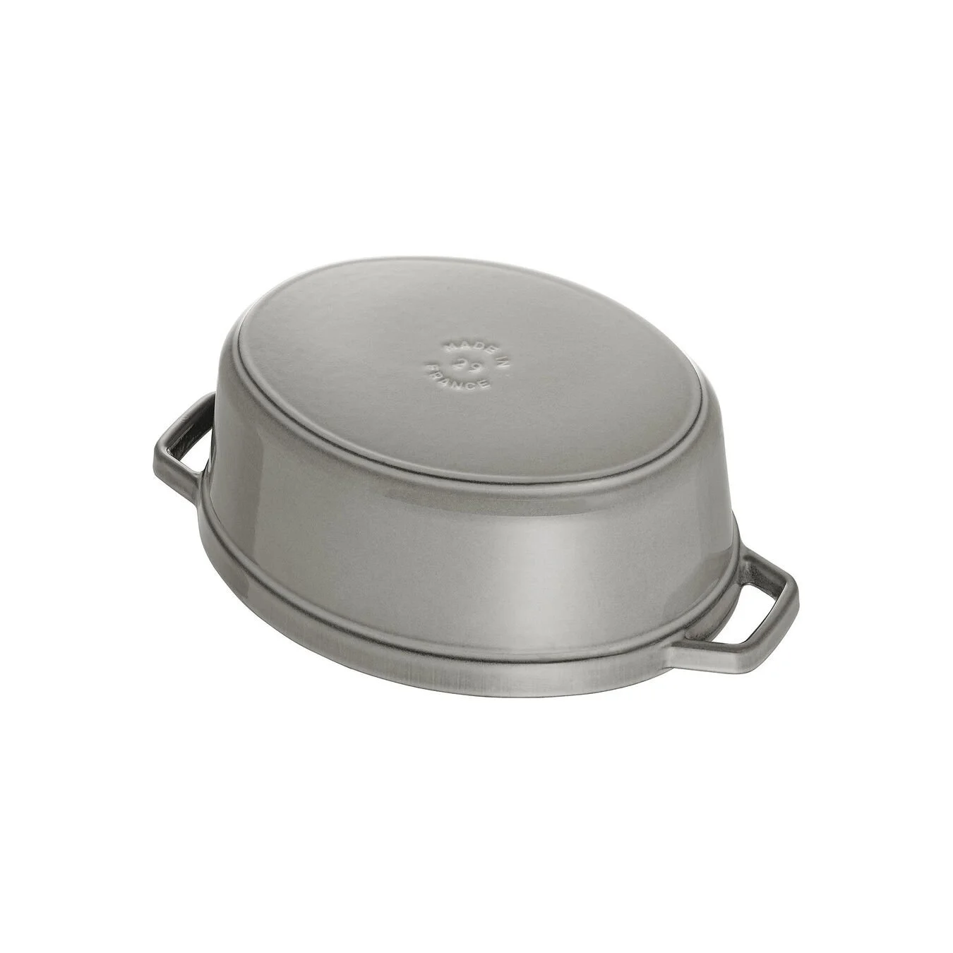 Staub Cocotte 17 Cm, Oval, Grafitgrå, Støbejern - Billede 4