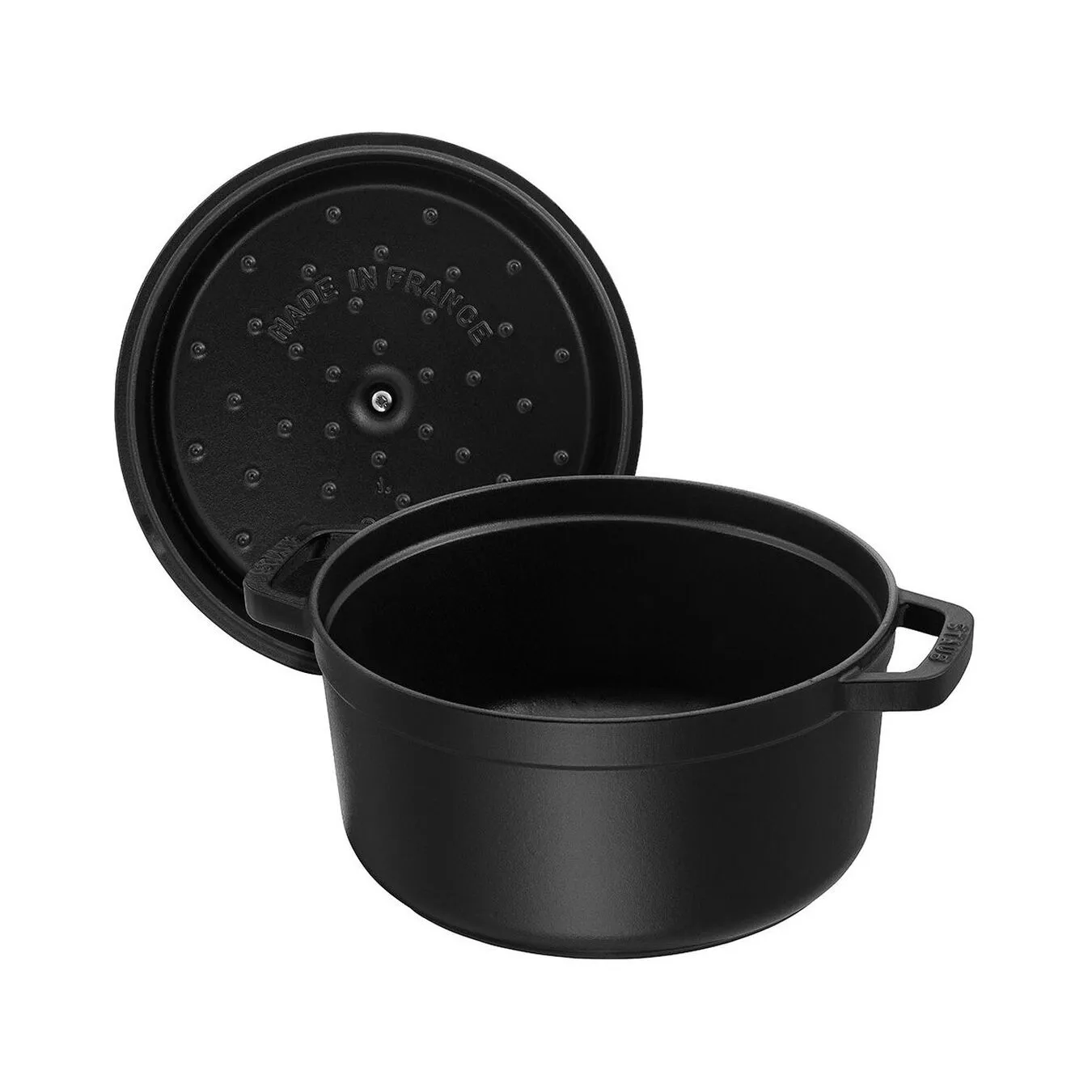 Staub Cocotte 26 Cm, Rund, Sort, Støbejern - Billede 2