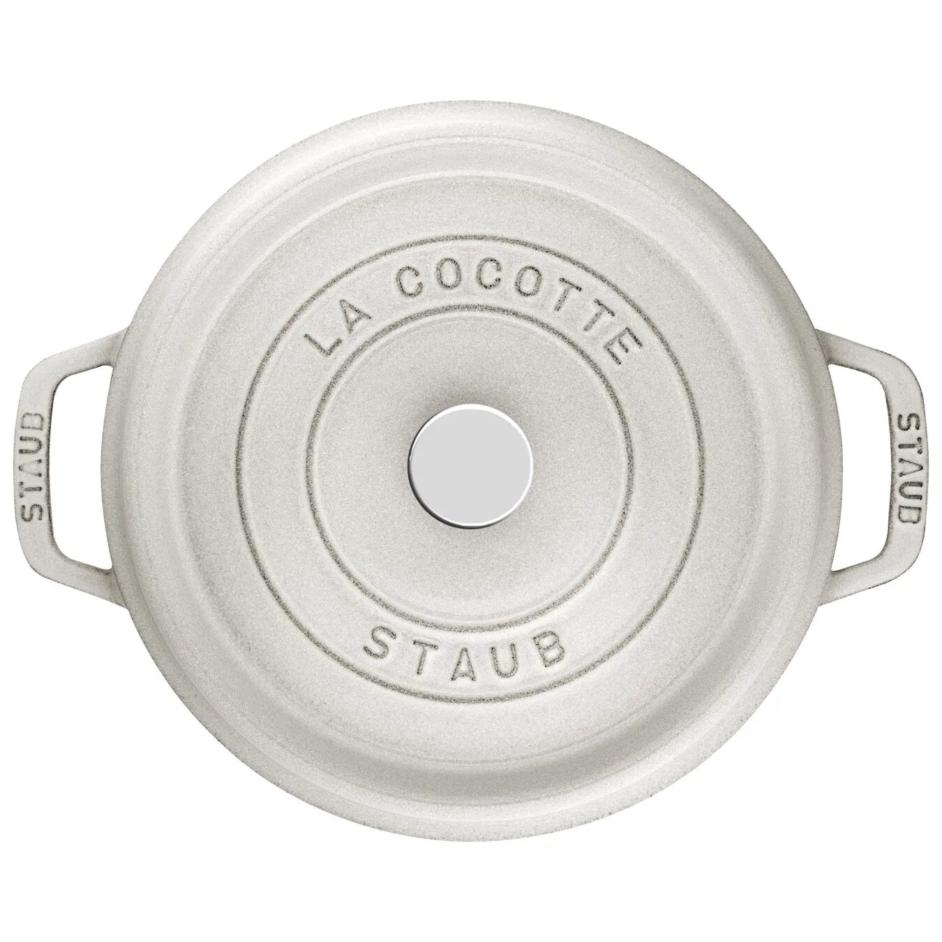 Staub Cocotte 26 Cm, Rund, White Truffle, Støbejern - Billede 3