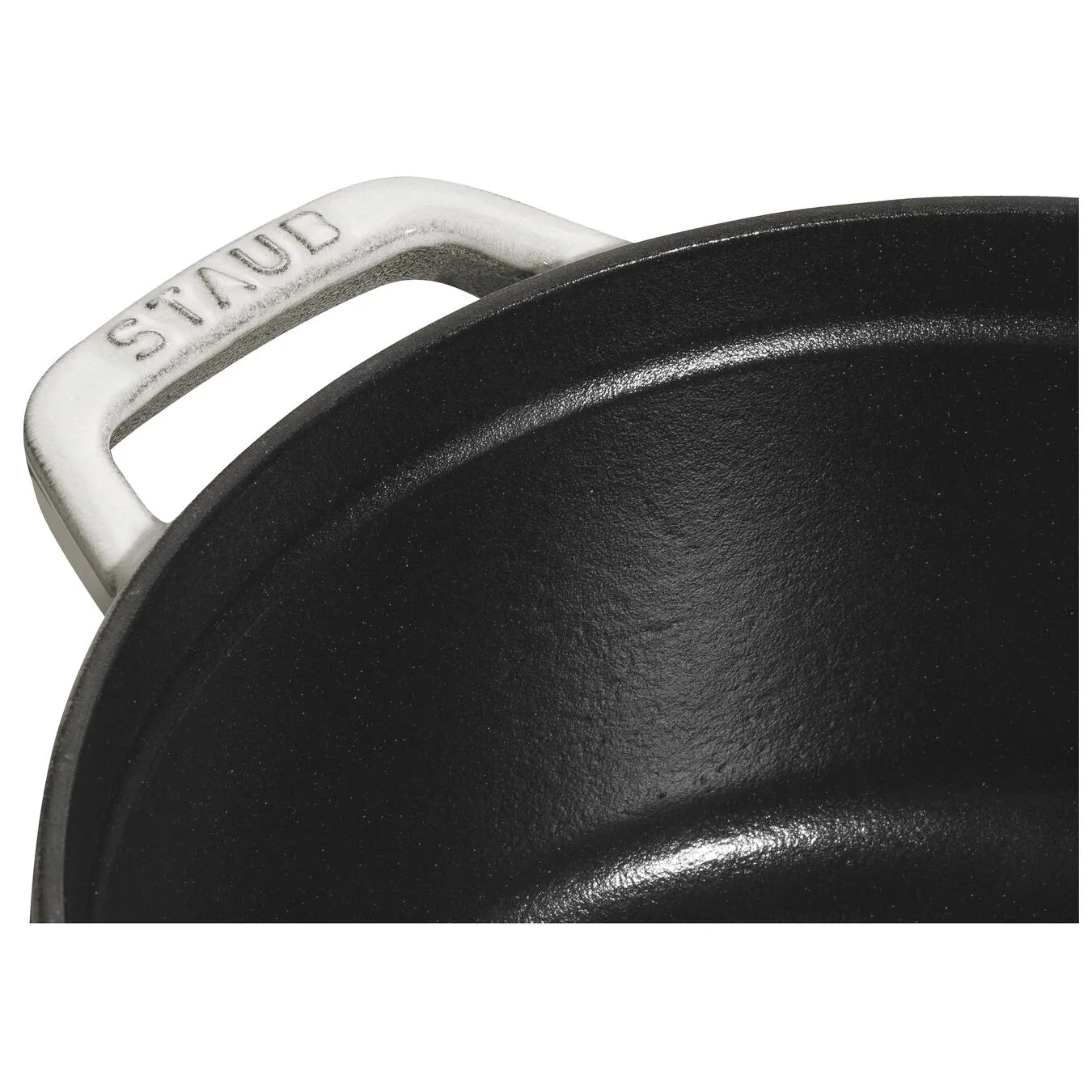 Staub Cocotte 26 Cm, Rund, White Truffle, Støbejern - Billede 4