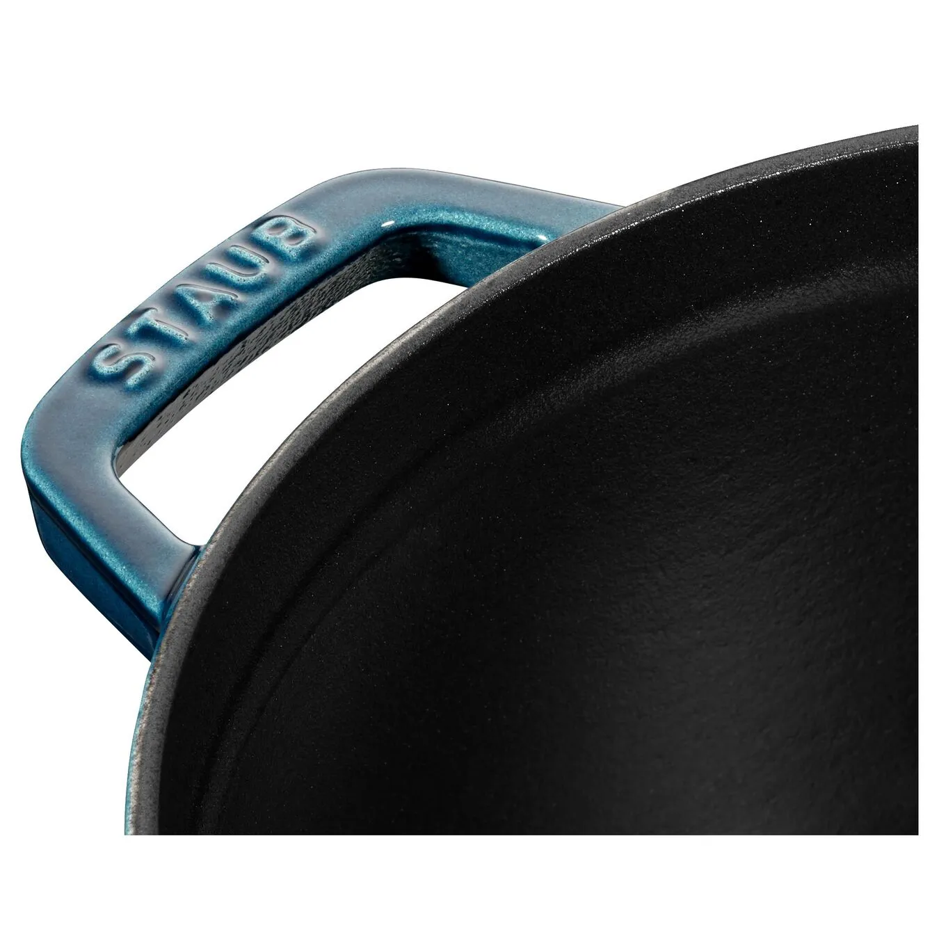 Staub Cocotte 24 Cm, Rund, La-Mer-Turkis-Blågrøn, Støbejern - Billede 6