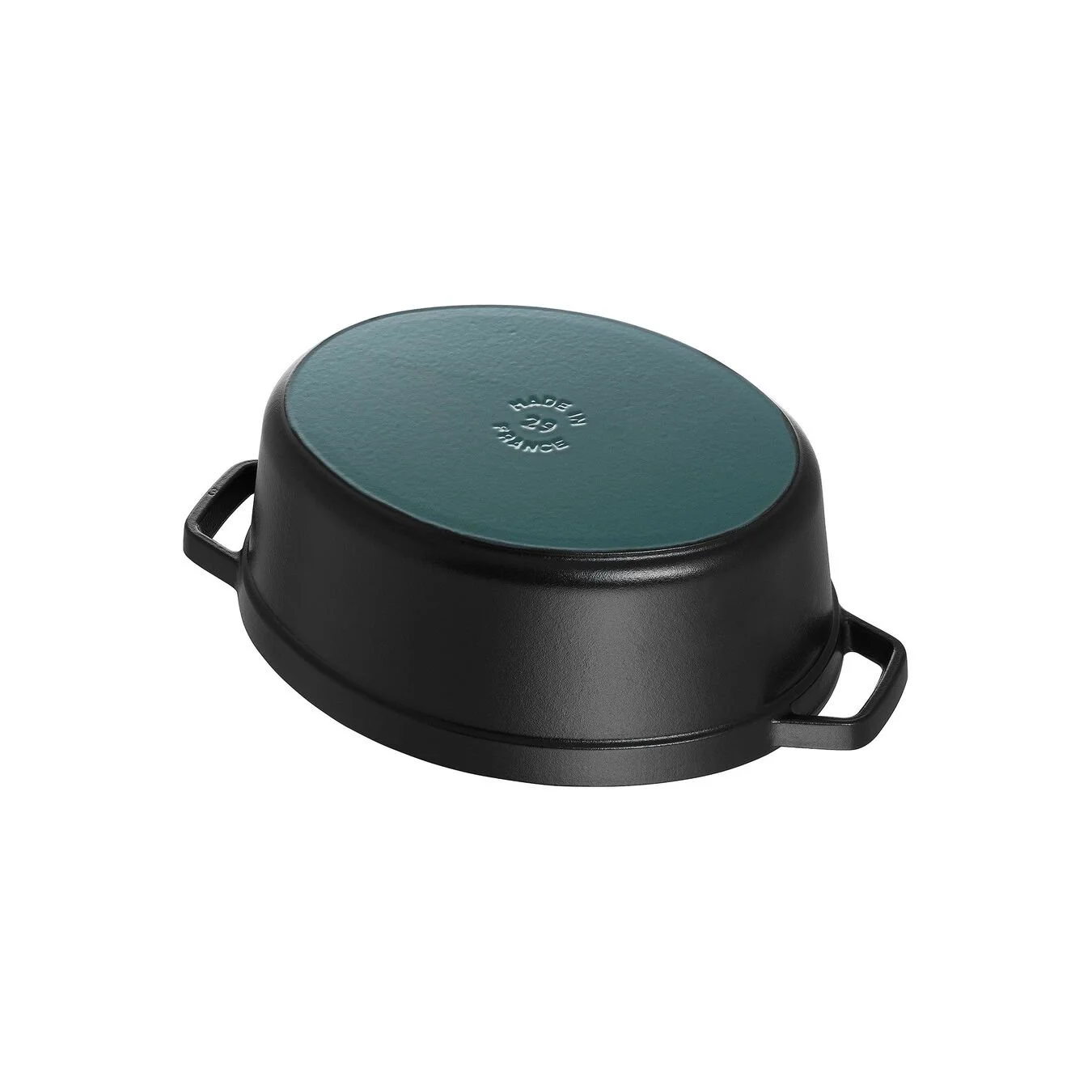 Staub Cocotte 33 Cm, Oval, Sort, Støbejern - Billede 2