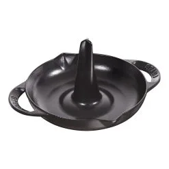Staub Stegefad 24 Cm, Støbejern, Sort