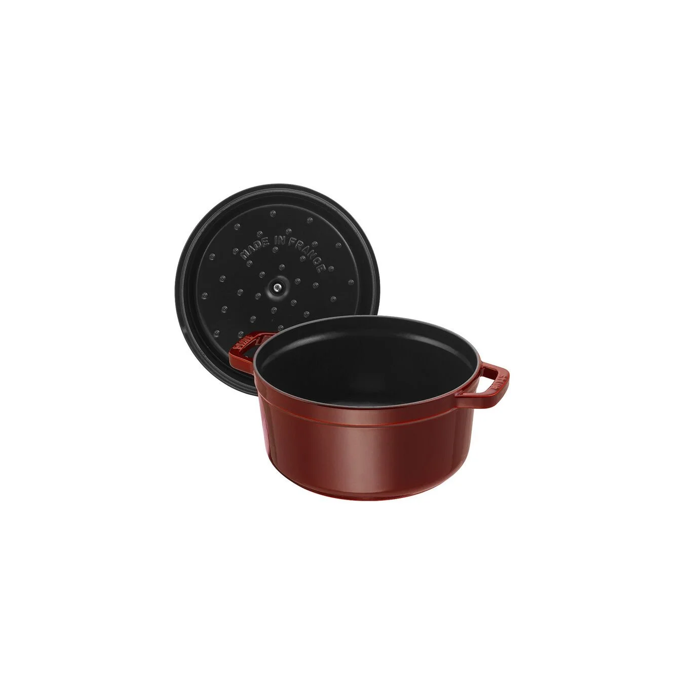 Staub Cocotte 22 Cm, Rund, Grenadine, Støbejern - Billede 4
