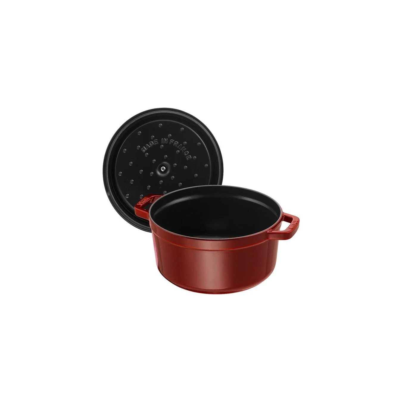 Staub Cocotte 24 Cm, Rund, Grenadine, Støbejern - Billede 2
