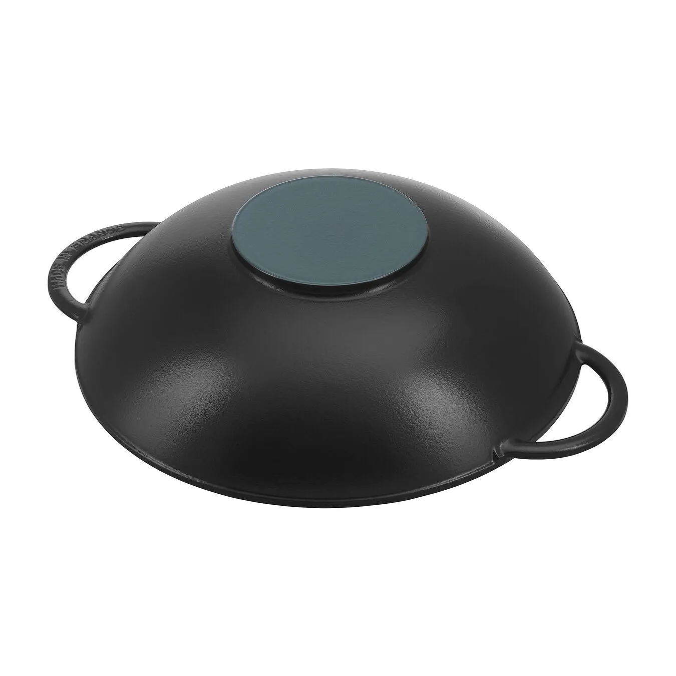Staub Wok Med Glaslåg 37 Cm, Støbejern - Billede 3