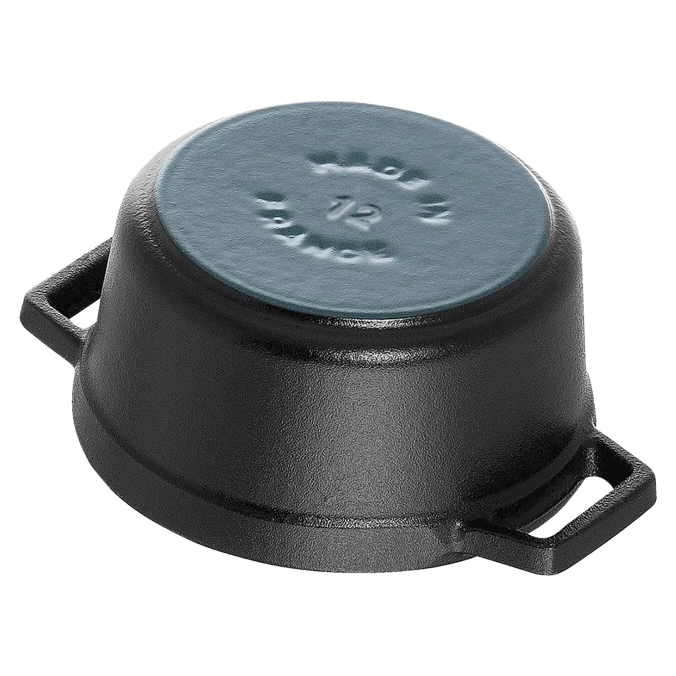 Staub Cocotte 12 Cm, Rund, Sort, Støbejern - Billede 4