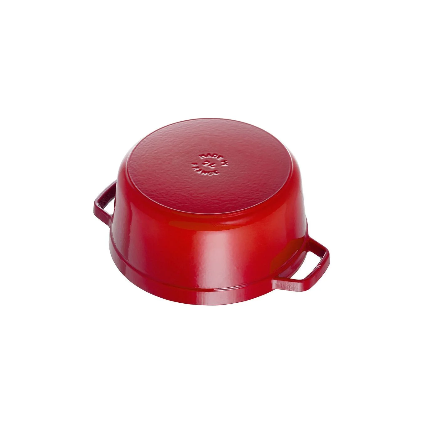 Staub Cocotte 18 Cm, Rund, Kirsebærrød, Støbejern - Billede 5
