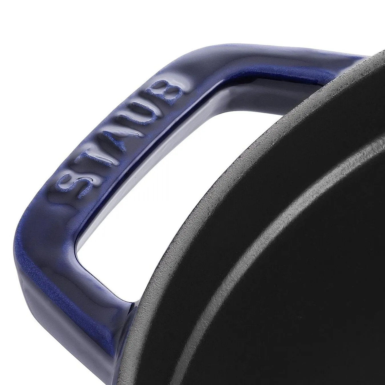 Staub Cocotte 24 Cm, Rund, Mørk-Blå, Støbejern - Billede 4