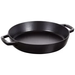 Staub Paellapande 34 Cm, Støbejern, Sort