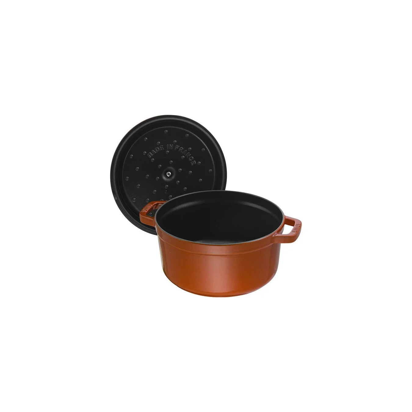 Staub Cocotte 28 Cm, Rund, Kanel, Støbejern - Billede 2