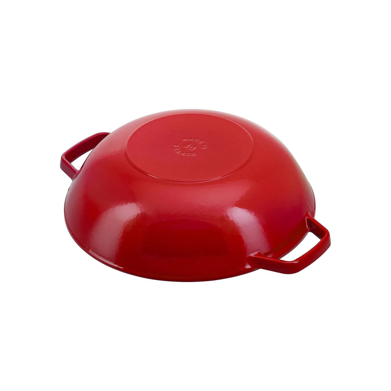 Staub Wok Med Glaslåg 30 Cm, Støbejern - Billede 3