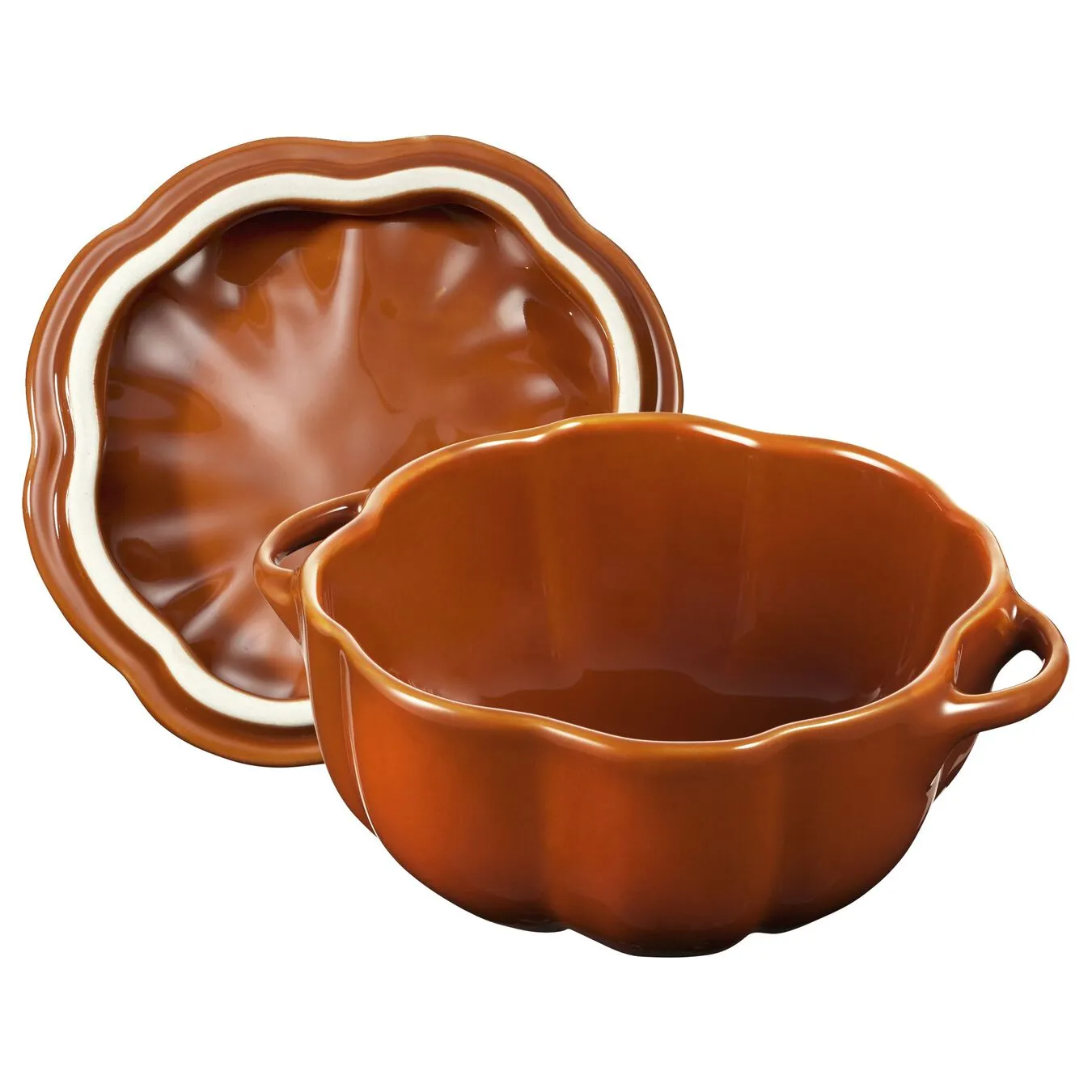 Staub Cocotte 12 Cm, Græskar, Kanel, Keramisk - Billede 2