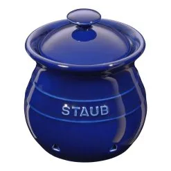 Staub Hvidløgskrukke Mørk-Blå