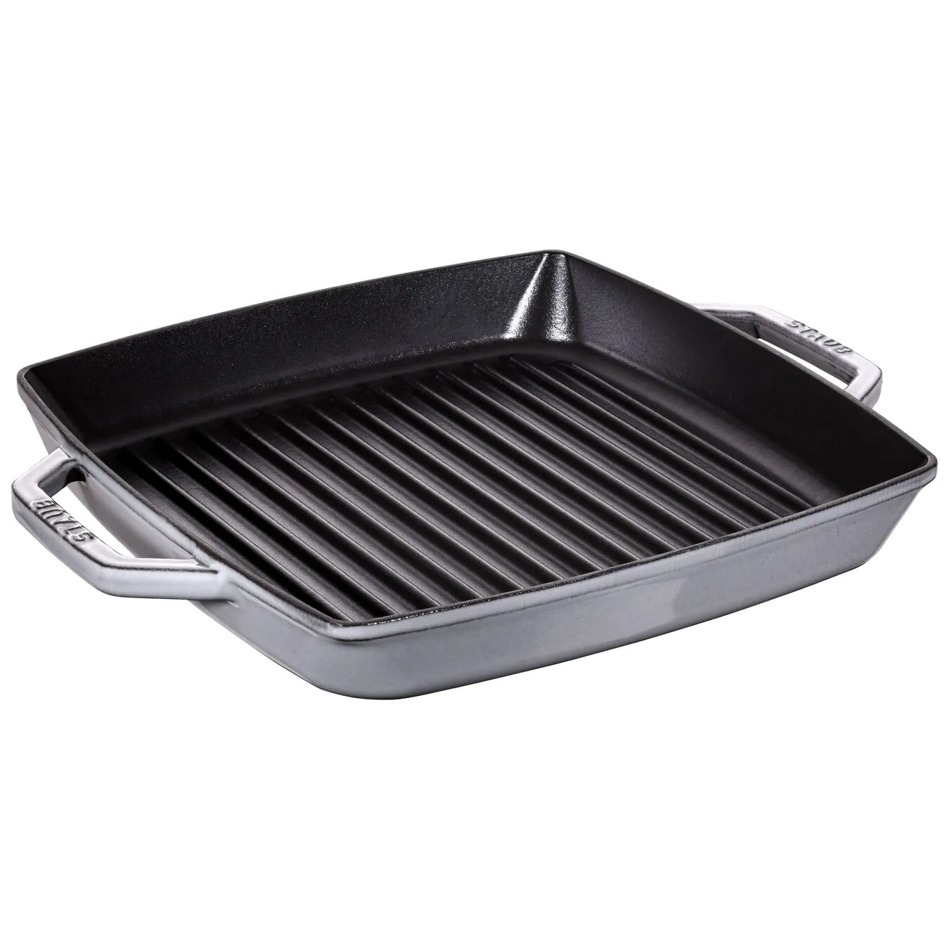 Staub Grillpande 28 X 28 Cm, Støbejern, Grafitgrå
