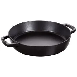 Staub Stegepande 26 Cm, Støbejern, Sort