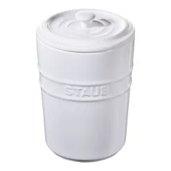 Staub Opbevaringskrukke 1 L, Keramisk