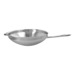 Demeyere Wok Flad Bund 32 Cm, 18/10 Rustfrit Stål