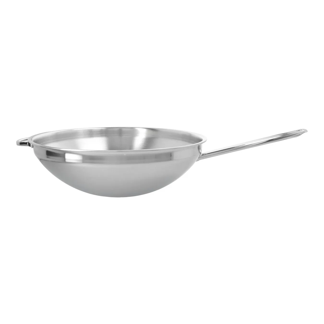 Demeyere Wok Flad Bund 36 Cm, 18/10 Rustfrit Stål