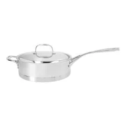 Demeyere Sautepande Med Låg 24 Cm, 18/10 Rustfrit Stål