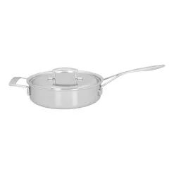 Demeyere Sautepande Med Låg 24 Cm, 18/10 Rustfrit Stål