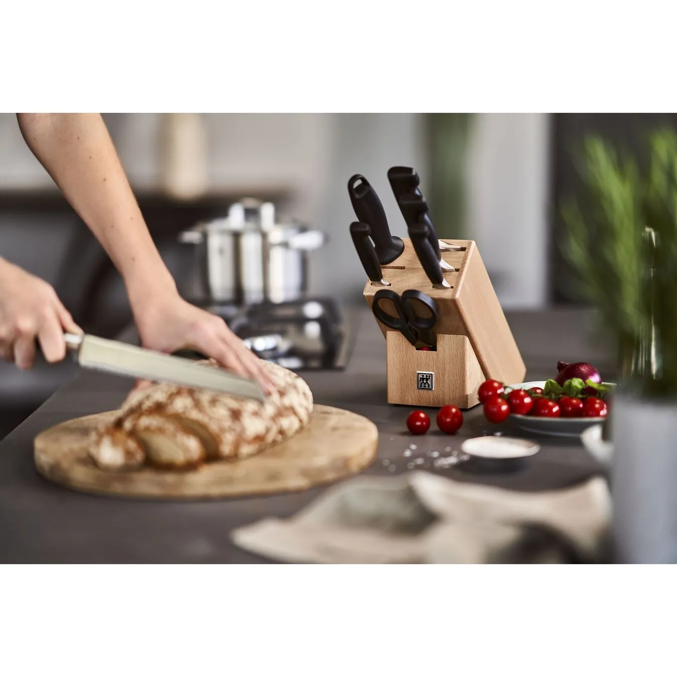 Zwilling Sæt Med Knivblok 8-dele, Natur - Billede 3