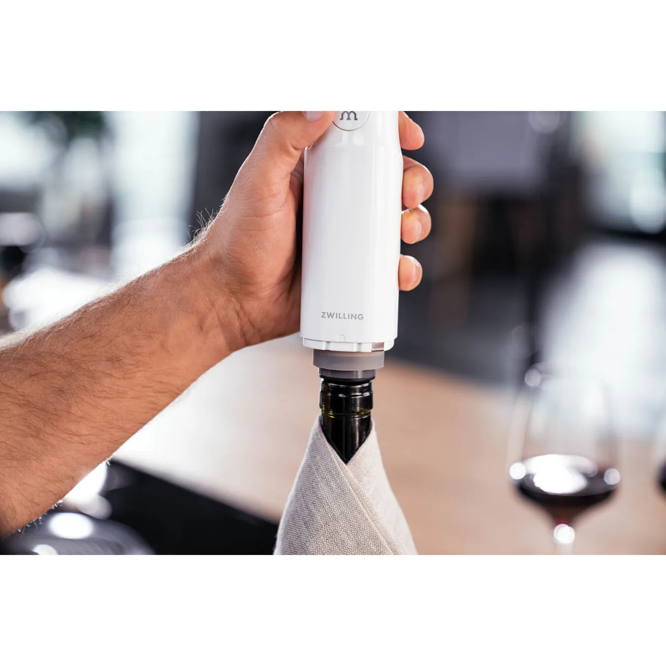 Zwilling Vakuumpumpe Med Ladekappe, Hvid - Billede 5