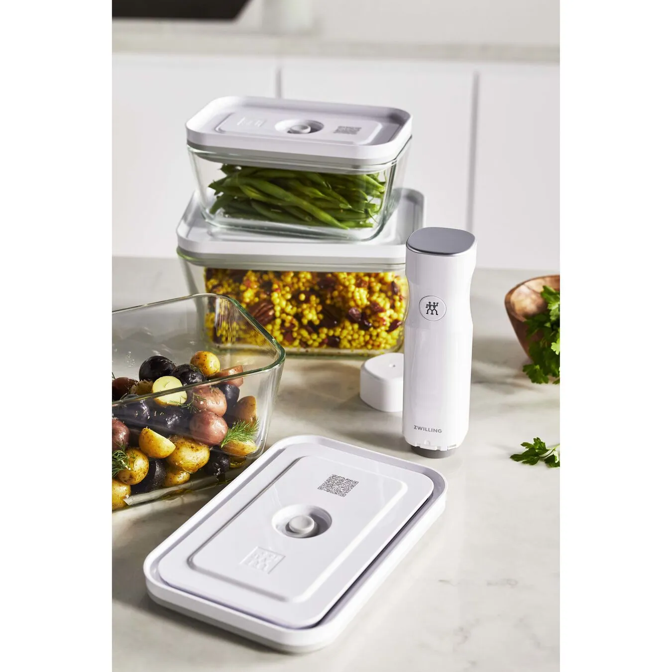 Zwilling Vakuum Beholdersæt, S/M/L / 3-dele, Grå - Billede 4