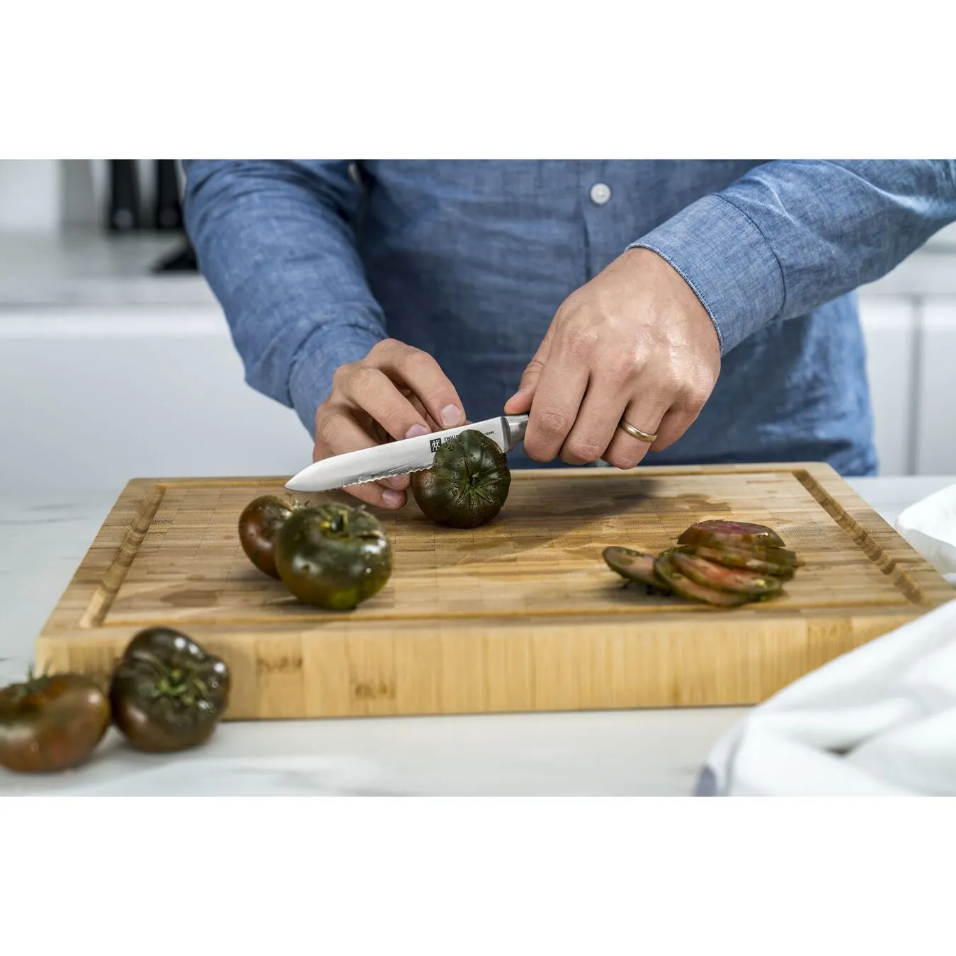 Zwilling Tomatkniv 13 Cm, Guld Mat - Billede 3