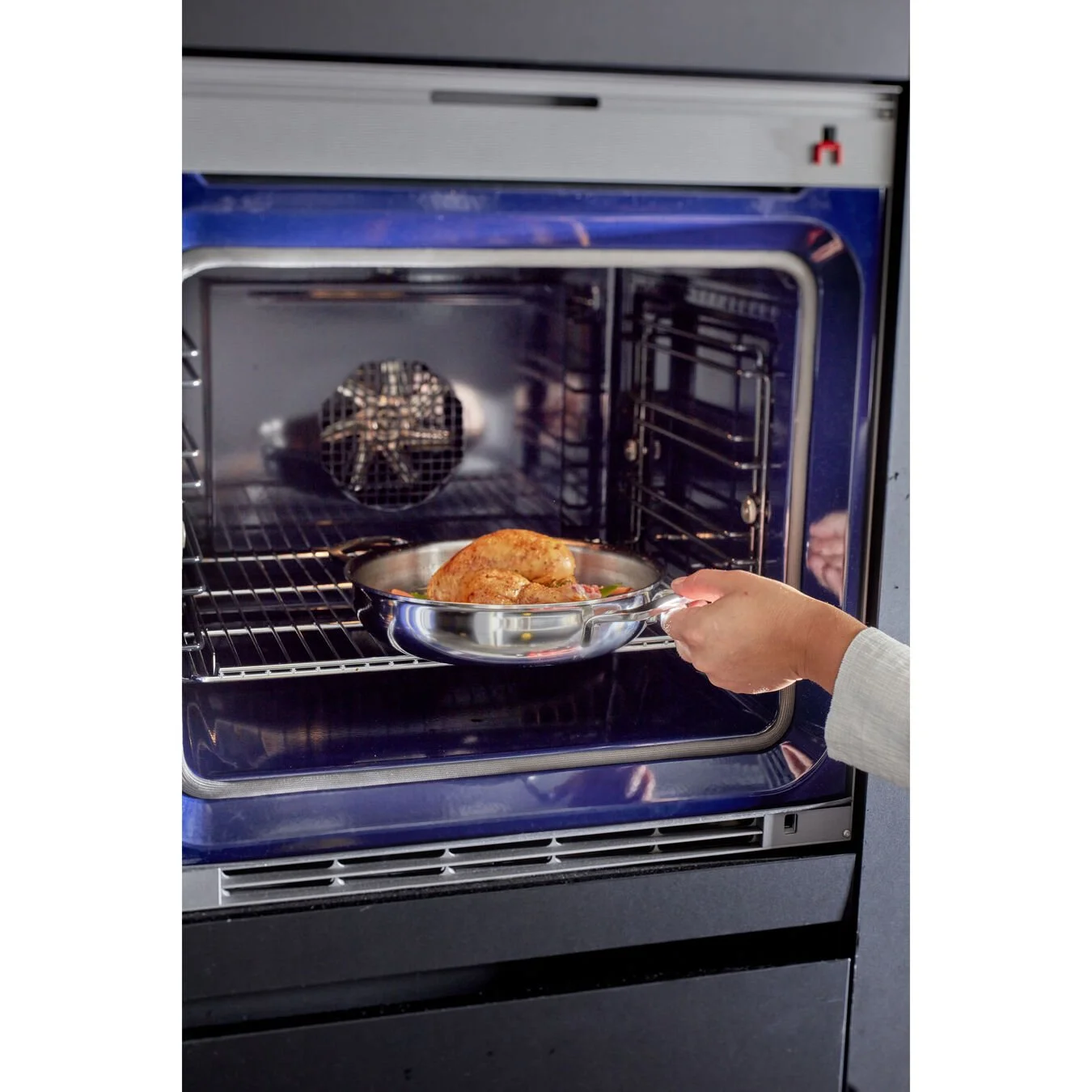 Demeyere Stegepande Med 2 Greb 20 Cm, 18/10 Rustfrit Stål, Sølv - Billede 6